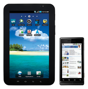 Android tablets and phones